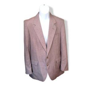 Vintage Pierre Cardin Men's Long Sleeve Two Button Style Blazer Suit Size 42